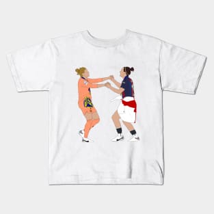 Sandra Paños and Lucy Bronze Celebration Kids T-Shirt